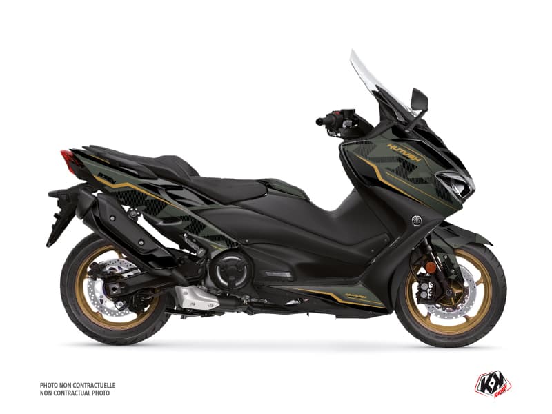 deko-set maxi-scooter yamaha tmax 560 energy khaki