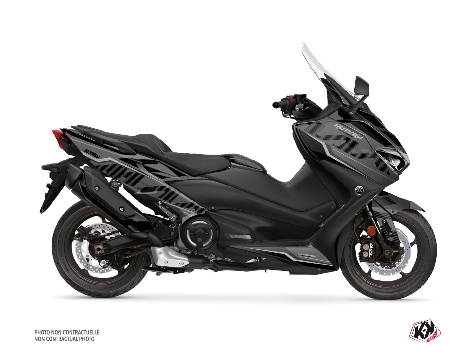 deko-set maxi-scooter yamaha tmax 560 energy schwarz-grau