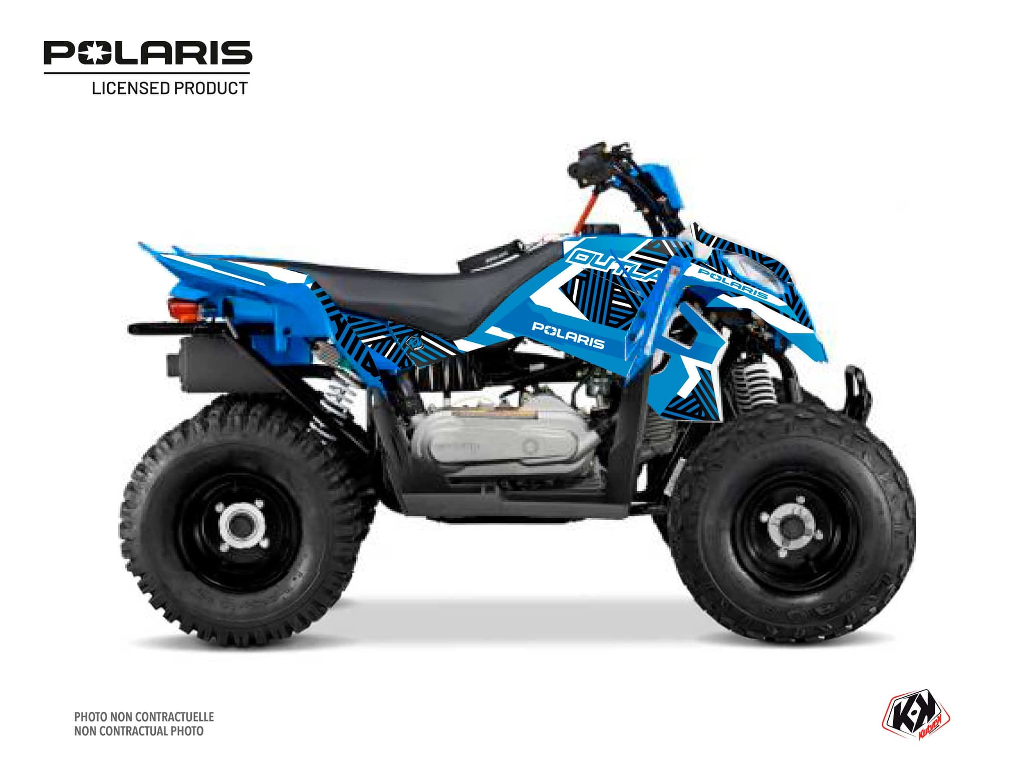 Polaris Outlaw 110 ATV EPIK Graphic Kit Blue | Polaris | Kutvek