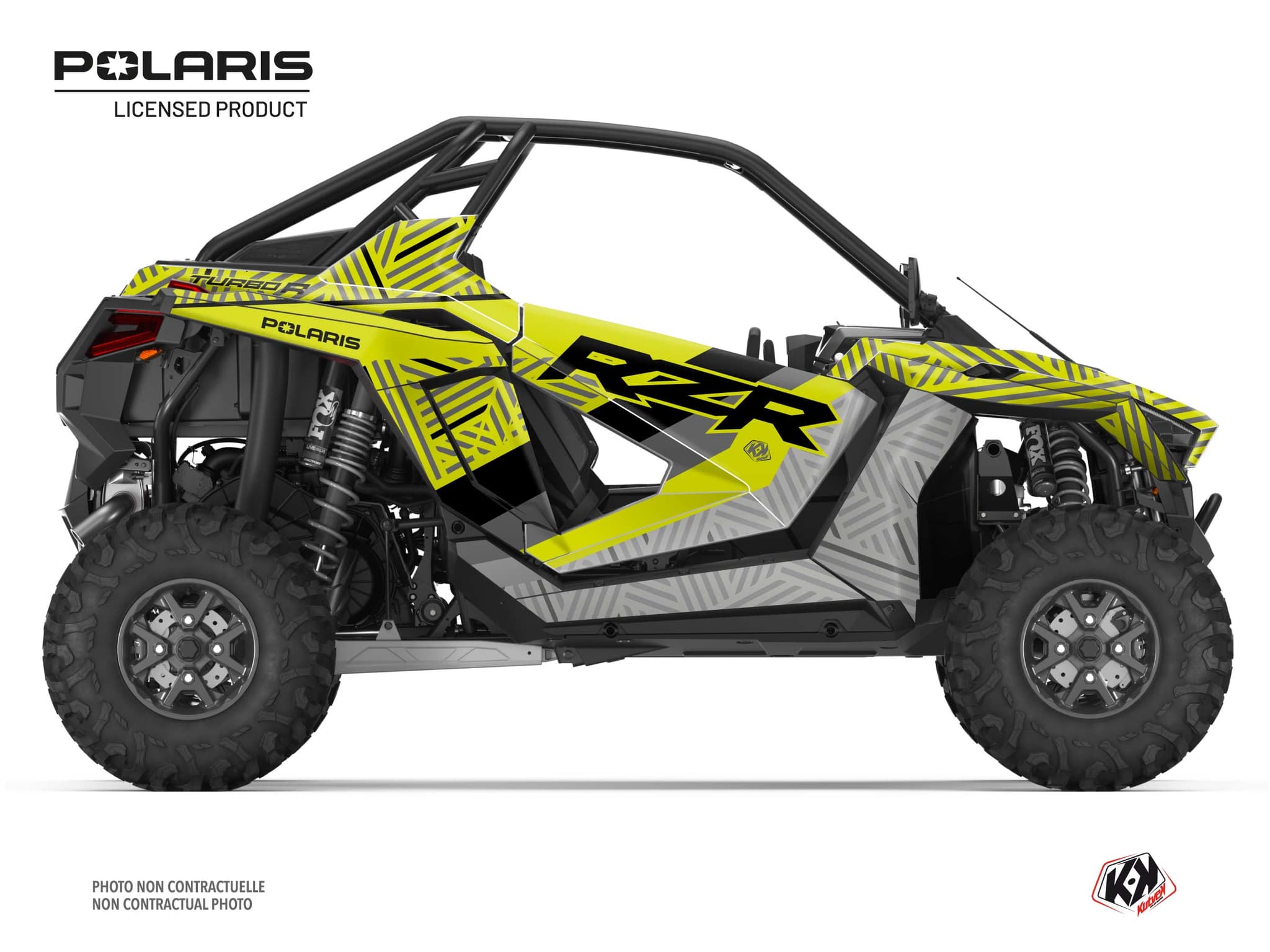 kit graphique ssv polaris rzr pro r ultimate epik jaune