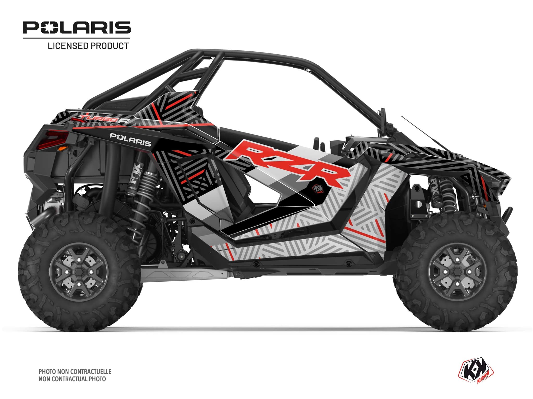 kit graphique ssv polaris rzr pro r ultimate epik noir
