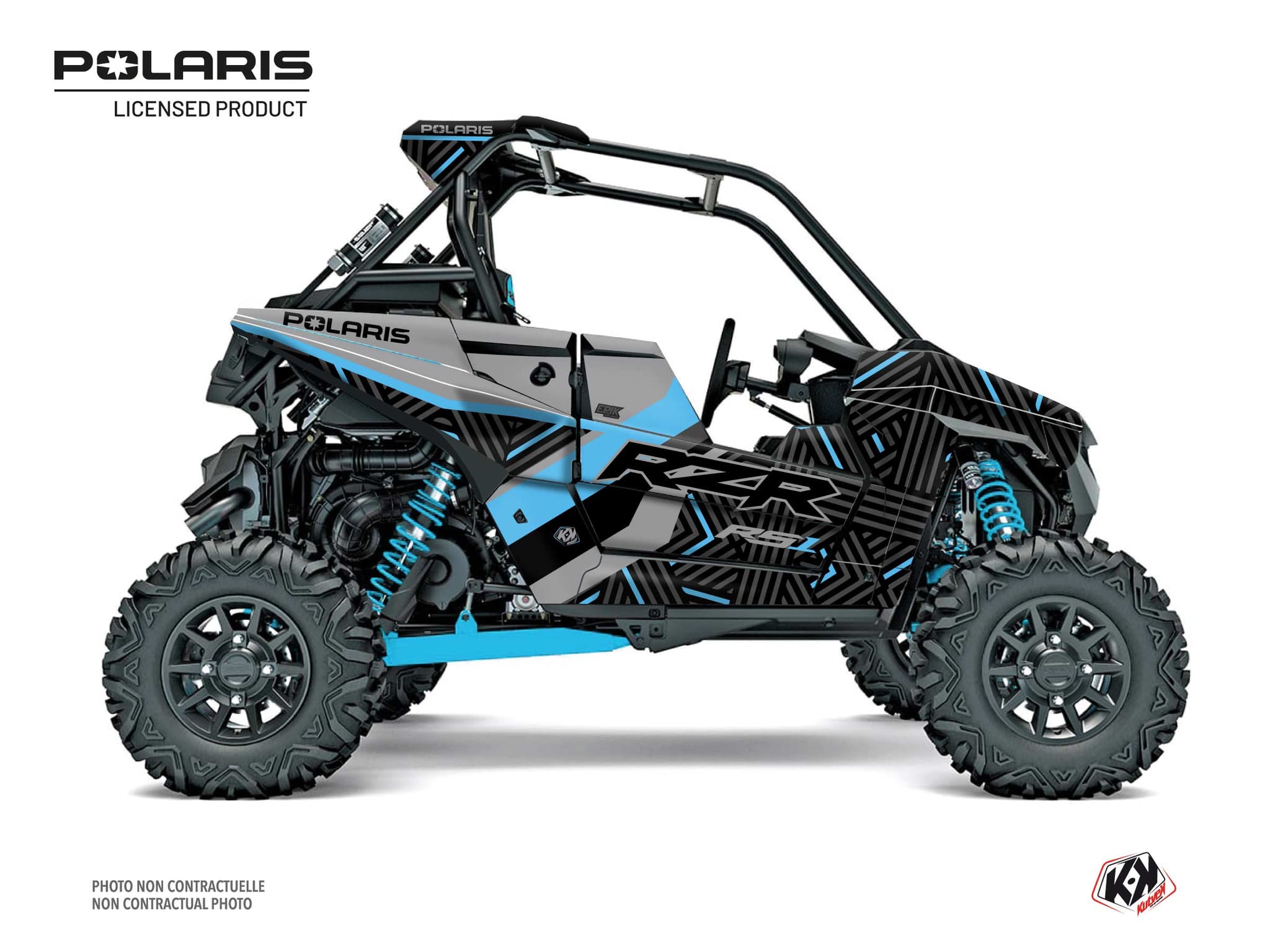 kit graphique ssv polaris rzr rs1 epik bleu