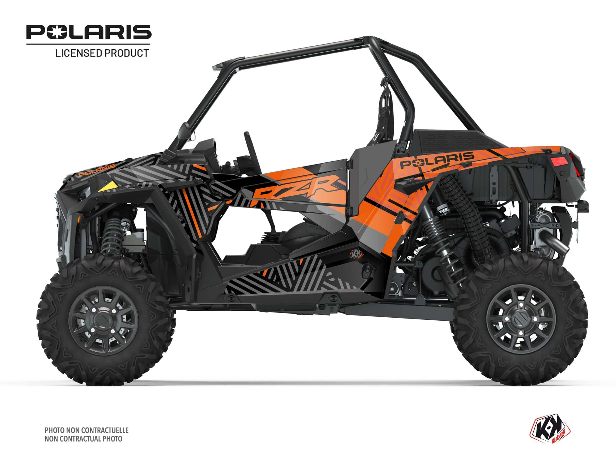 kit graphique ssv polaris rzr xp 1000 epik orange