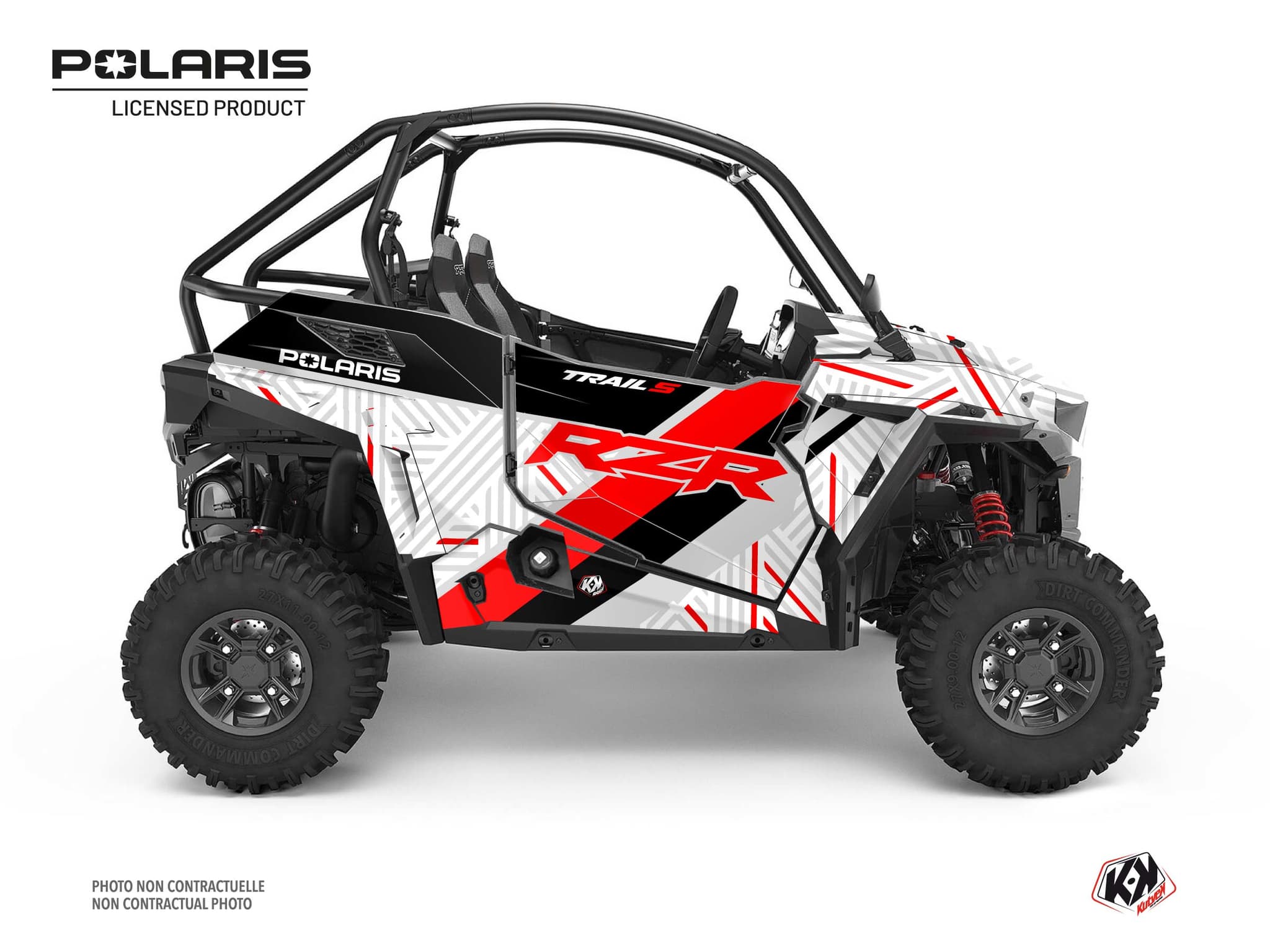 Polaris RZR Trail S UTV Epik Graphic Kit White | Polaris | Kutvek