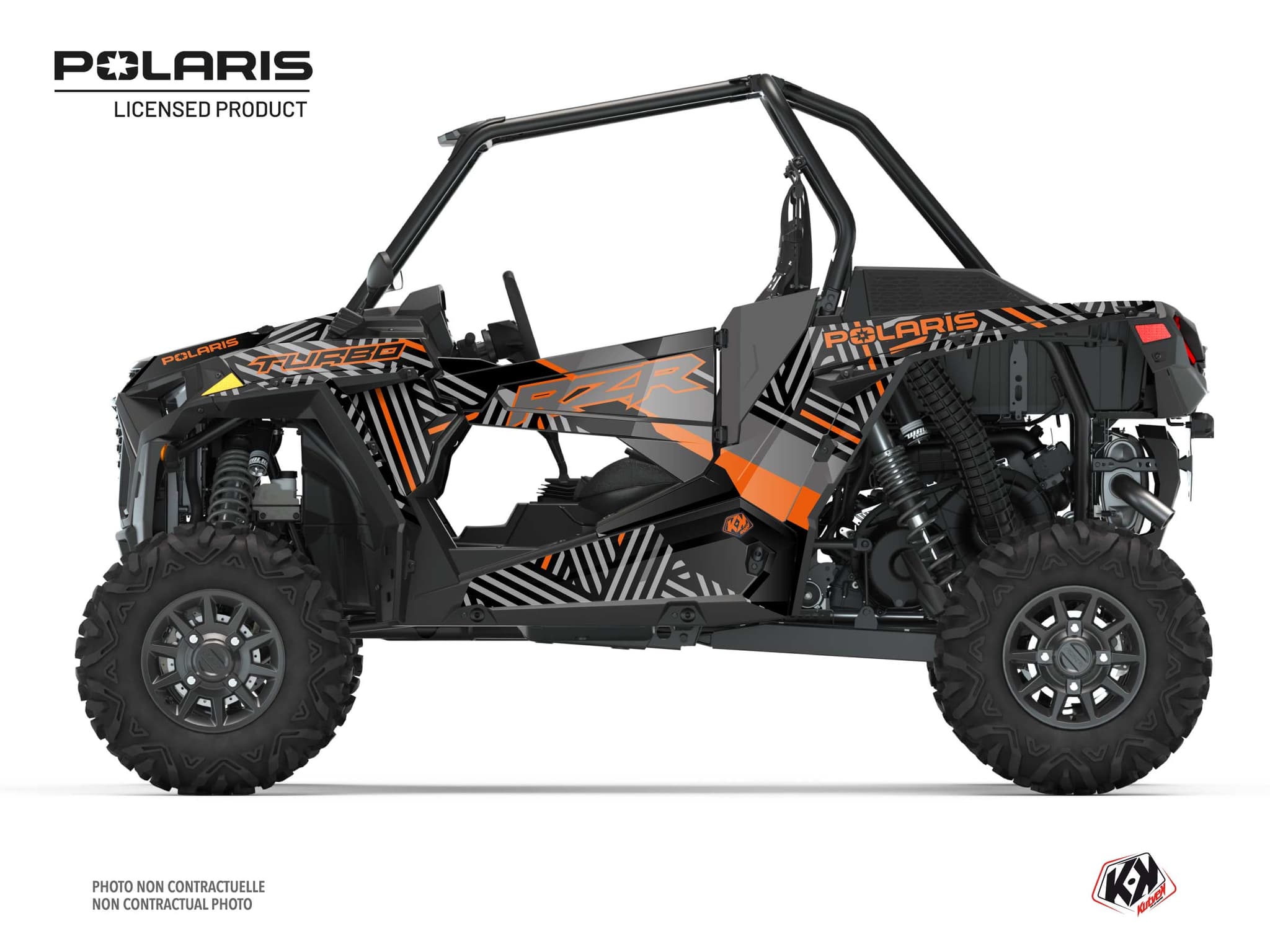 kit graphique ssv polaris rzr xp turbo epik orange