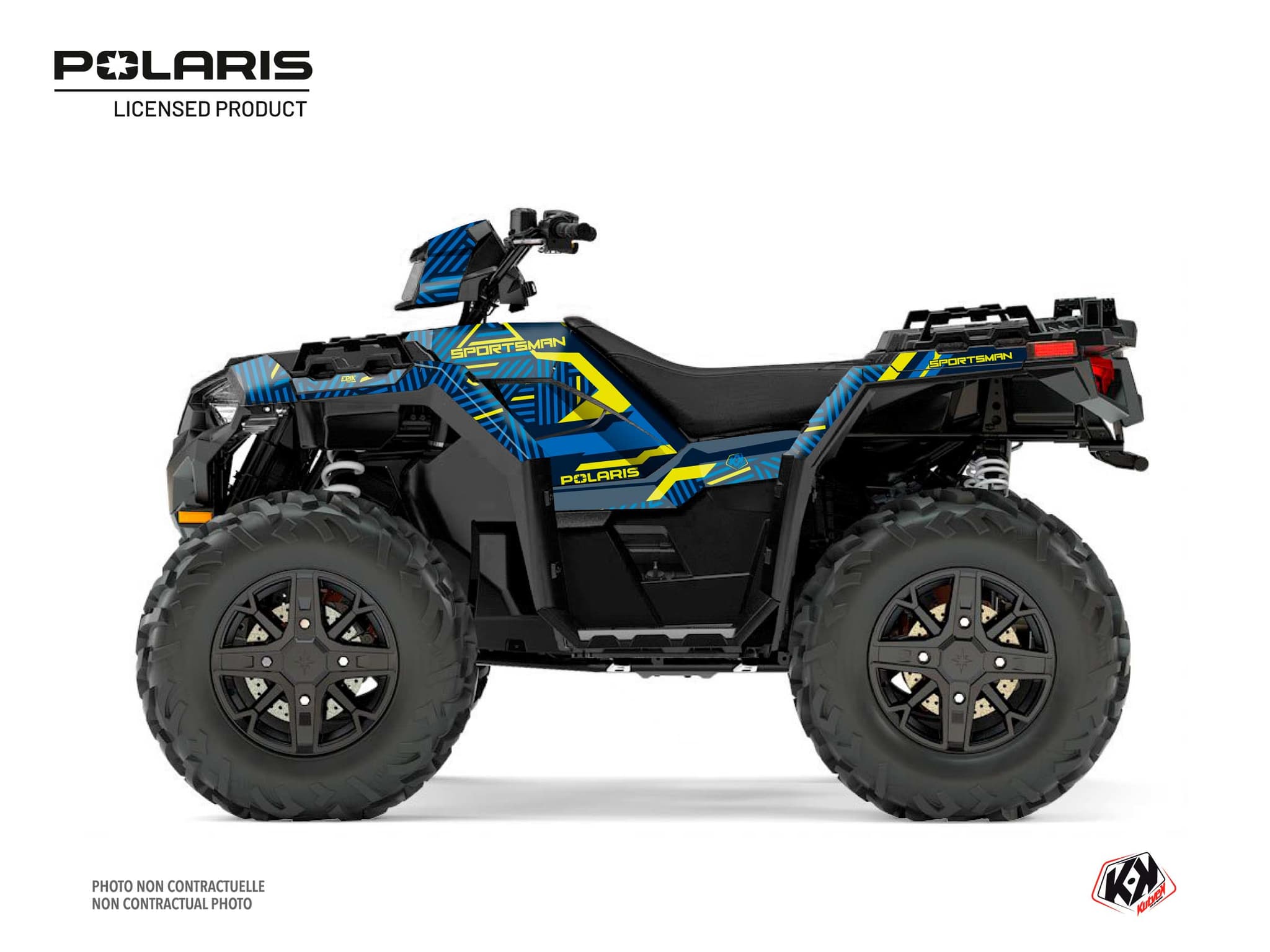 Kit graphique Quad Epik Polaris 1000 Sportsman XP Forest Bleu