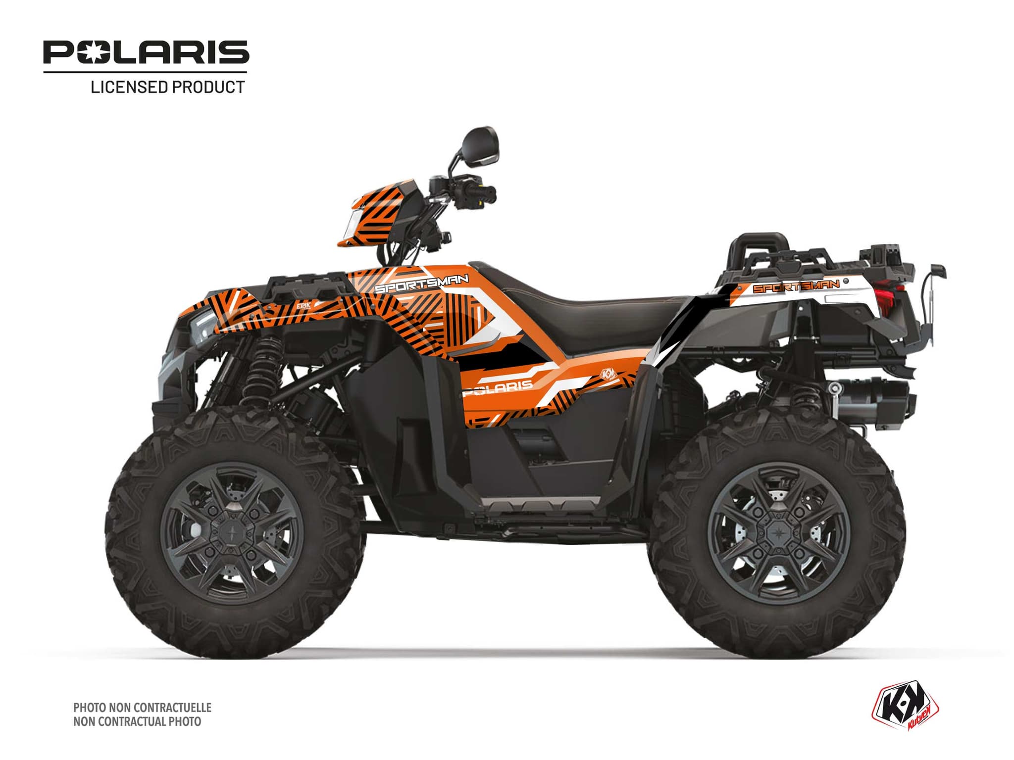 Kit graphique Quad Epik Polaris 1000 Sportsman XP S Forest Orange