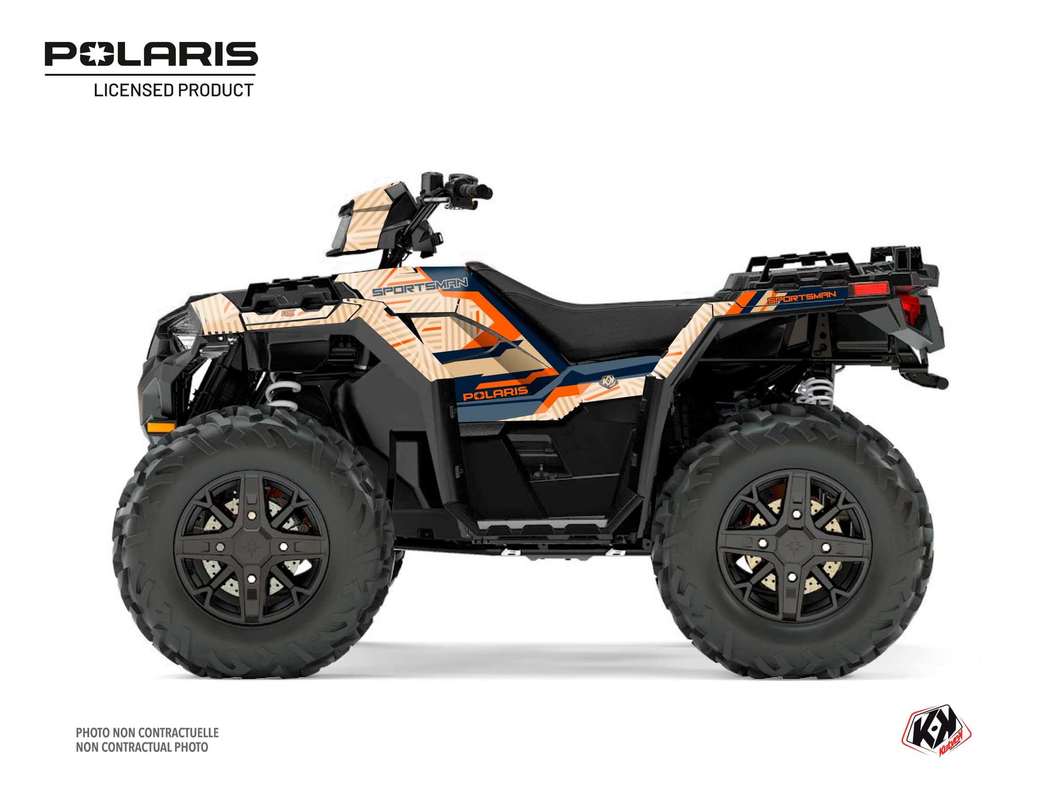 kit graphique quad polaris sportsman 850 epik sable