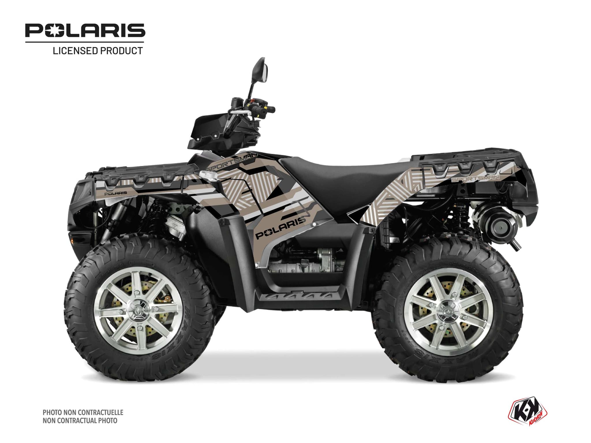 kit graphique quad polaris sportsman 850 touring epik bronze