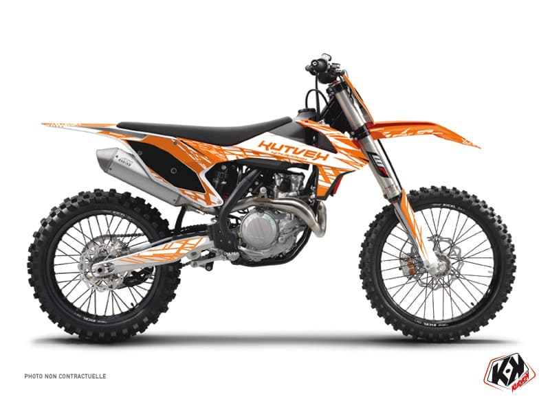 deko-set moto-cross eraser ktm 125 sx orange