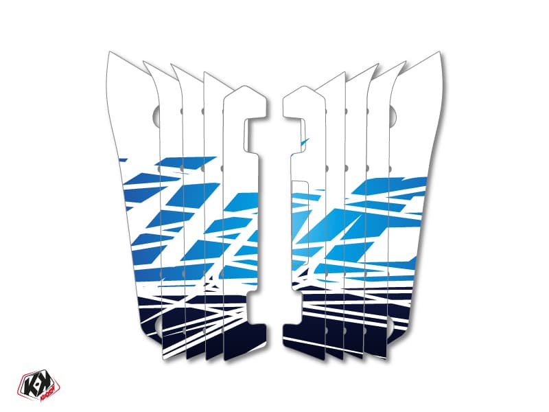 Eraser Blue Yamaha 250 YZF Radiator Grille Graphic Kit 2014-2016