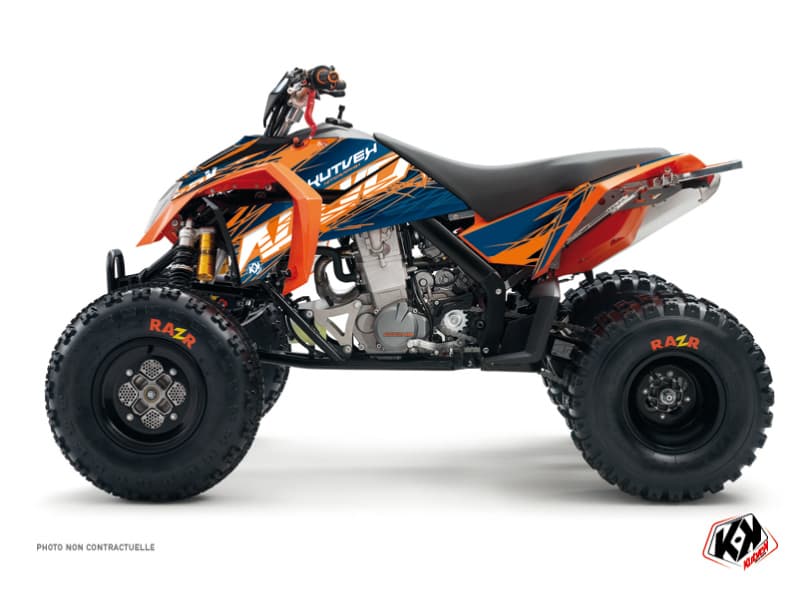 Kit graphique Quad Eraser KTM 450-525 SX Bleu Orange | KTM | Kutvek