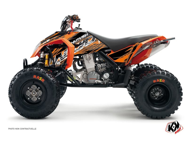 kit graphique quad ktm sx 450 eraser orange-noir | KTM | Kutvek