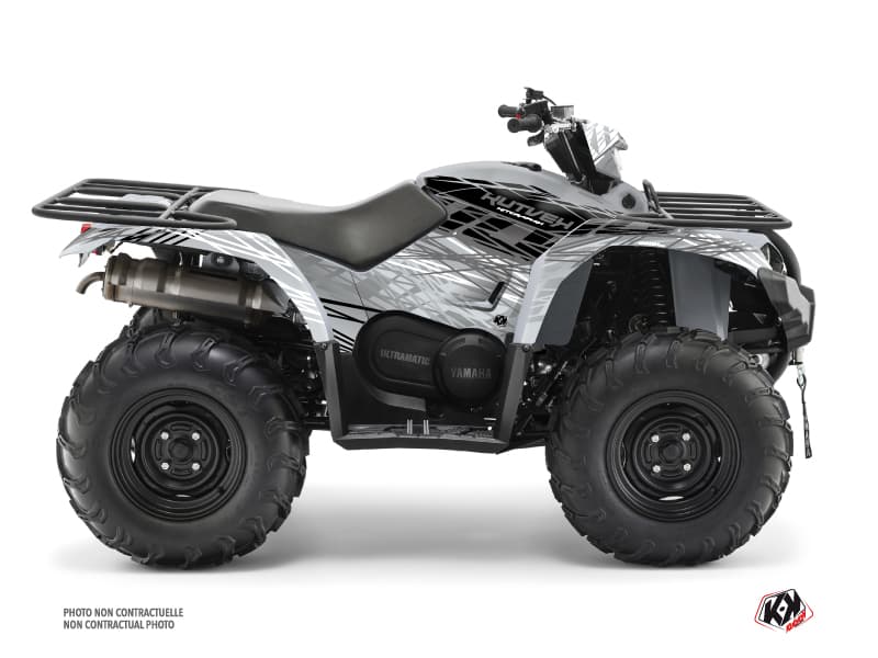 kit graphique quad yamaha kodiak 450 eraser gris | Yamaha | Kutvek