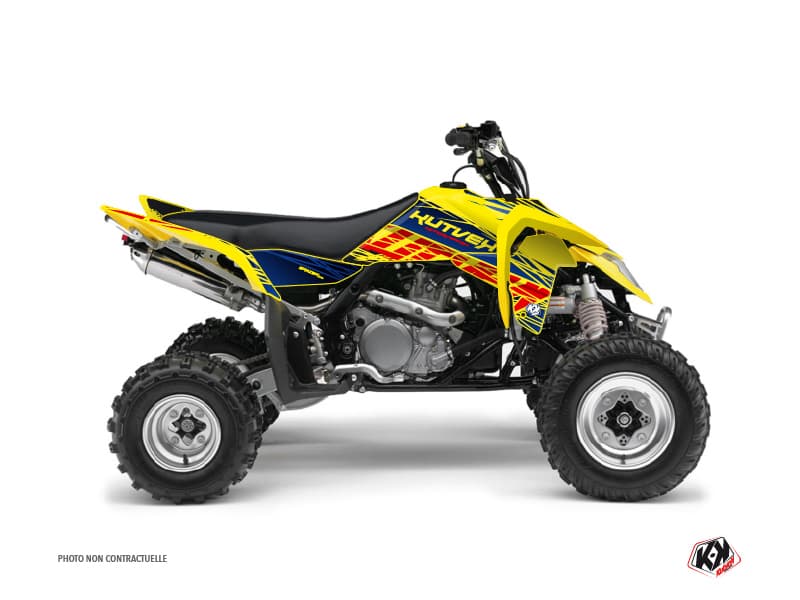 kit graphique quad suzuki ltr 450 eraser bleu-jaune