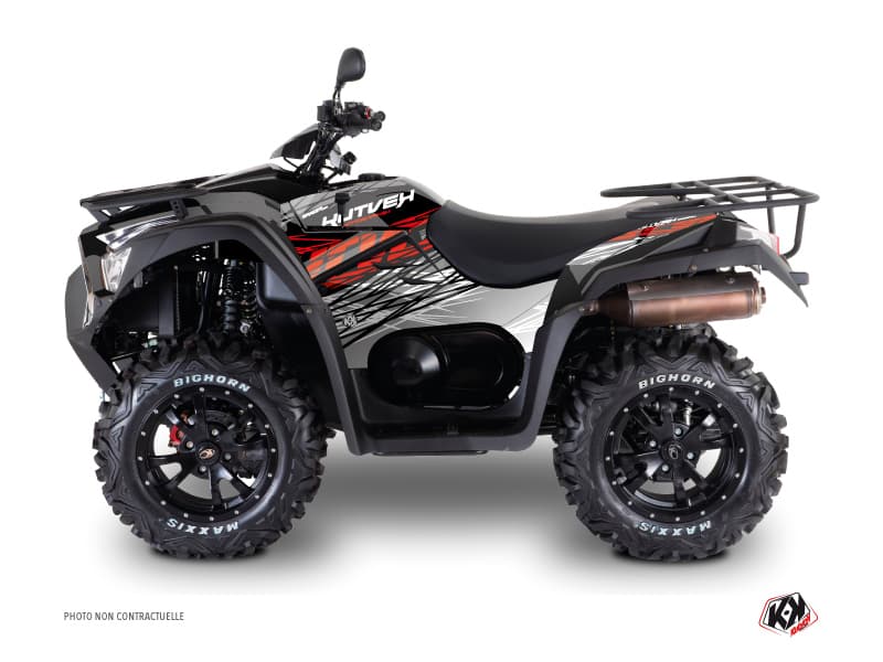 deko-set quad kymco mxu 700 i essentiel eraser grau