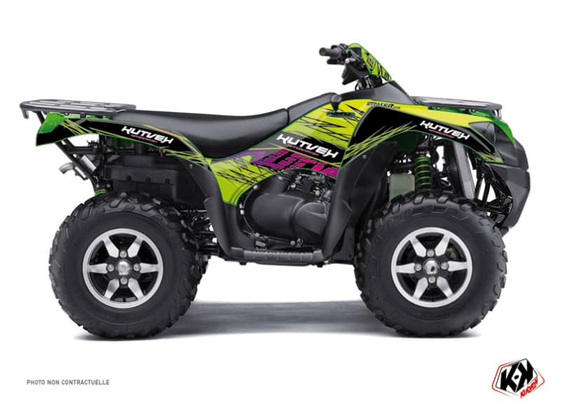 Kit graphique Quad Eraser Kawasaki 750 KVF Vert