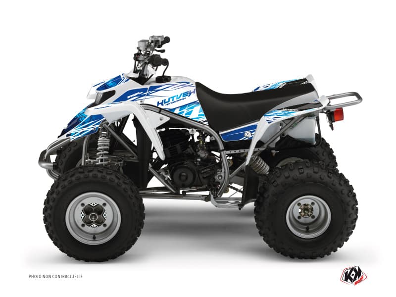 deko-set quad eraser yamaha blaster blau