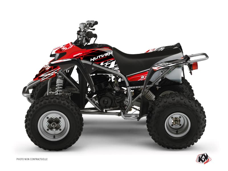 deko-set quad eraser yamaha blaster rot weiß