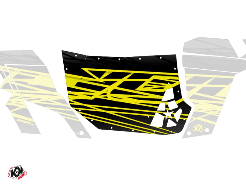 Suicide Doors Blingstar Eraser Can Am Commander 2011-2017 Neon Grey Graphic Kit