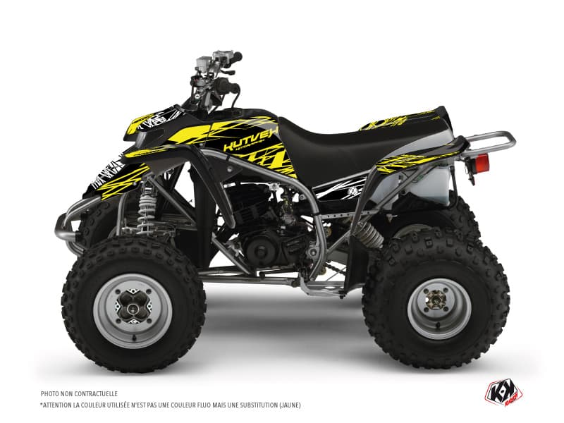 deko-set quad eraser fluo yamaha blaster gelb