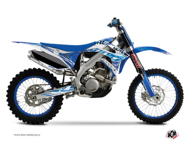 Kit graphique Moto Cross Eraser TM MX 250 FI Bleu