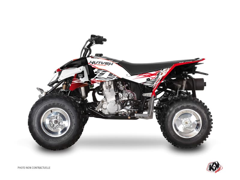 Kit graphique Quad Eraser Polaris Outlaw 450 Rouge Blanc