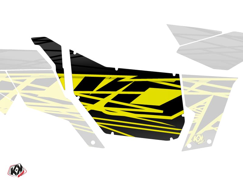 Suicide Doors Pro Armor Eraser Can Am Maverick 2012-2017 Neon Grey Graphic Kit