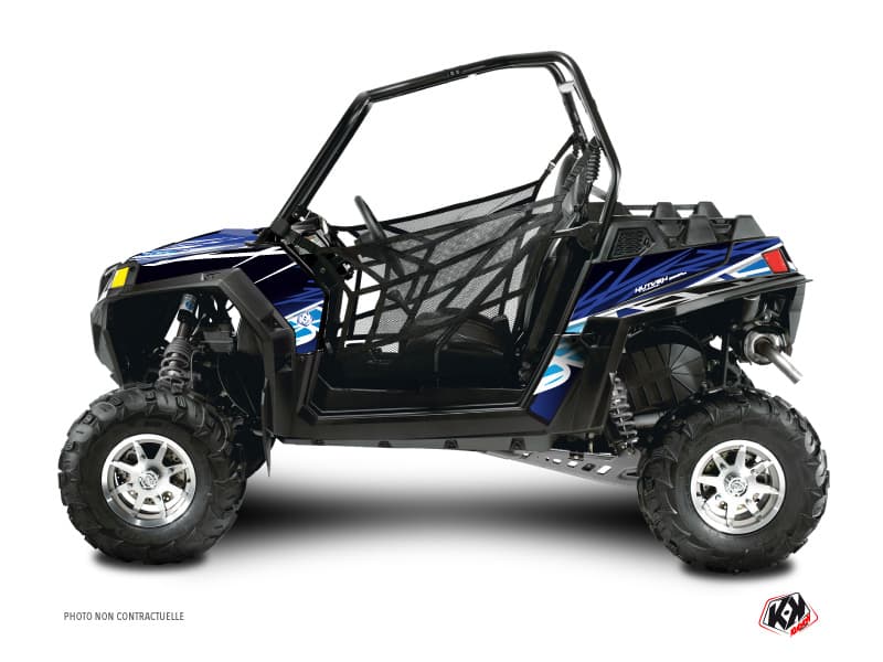 kit graphique ssv polaris rzr xp 900 eraser bleu