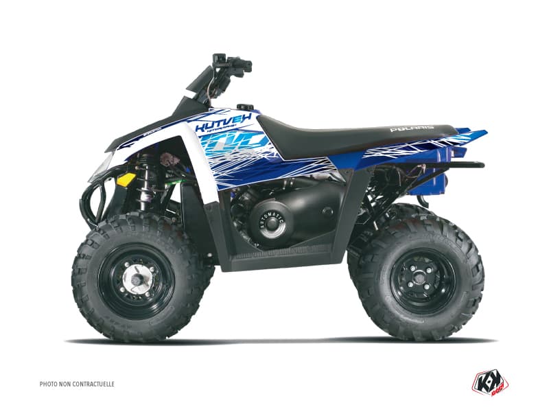 Kit graphique Quad Eraser Polaris Scrambler 500 Bleu