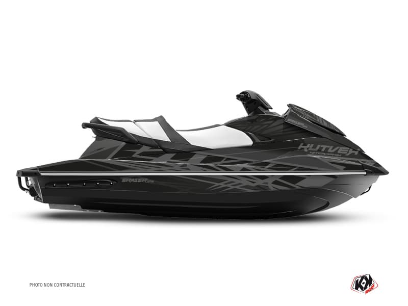 Kit graphique Jet-Ski Eraser Yamaha VX Noir Gris
