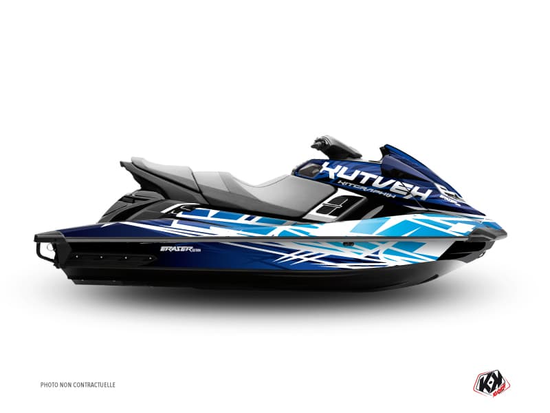 kit graphique jet-ski yamaha vxr eraser bleu
