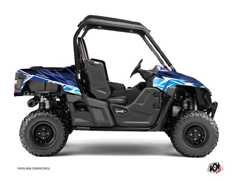 kit graphique ssv yamaha wolverine-r eraser bleu