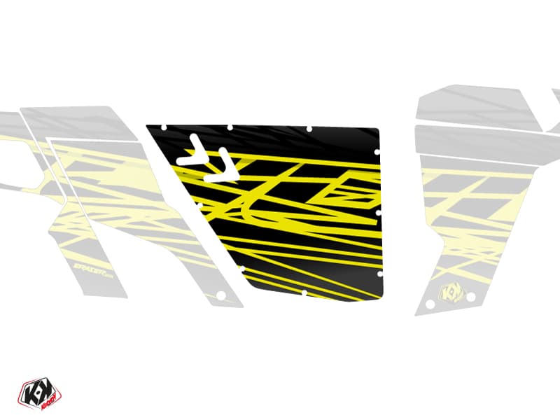 Standard Doors XRW Eraser Can Am Commander 2011-2017 Neon Grey Graphic Kit