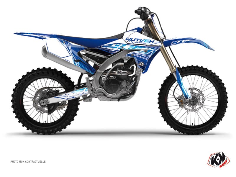dirt bike yamaha yz 450 f eraser blue graphic kit | 450 YZF | Kutvek