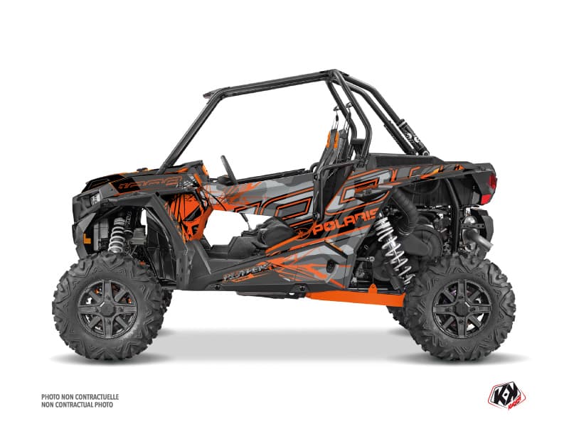 Kit graphique SSV Evil Polaris RZR 1000 Gris Orange
