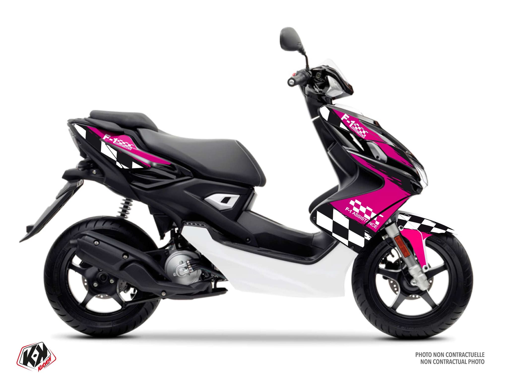 Kit graphique Scooter F1 Assistance MBK Nitro Rose