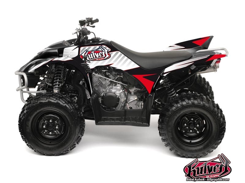 kit graphique quad yamaha wolverine 350 factory rouge | Yamaha | Kutvek