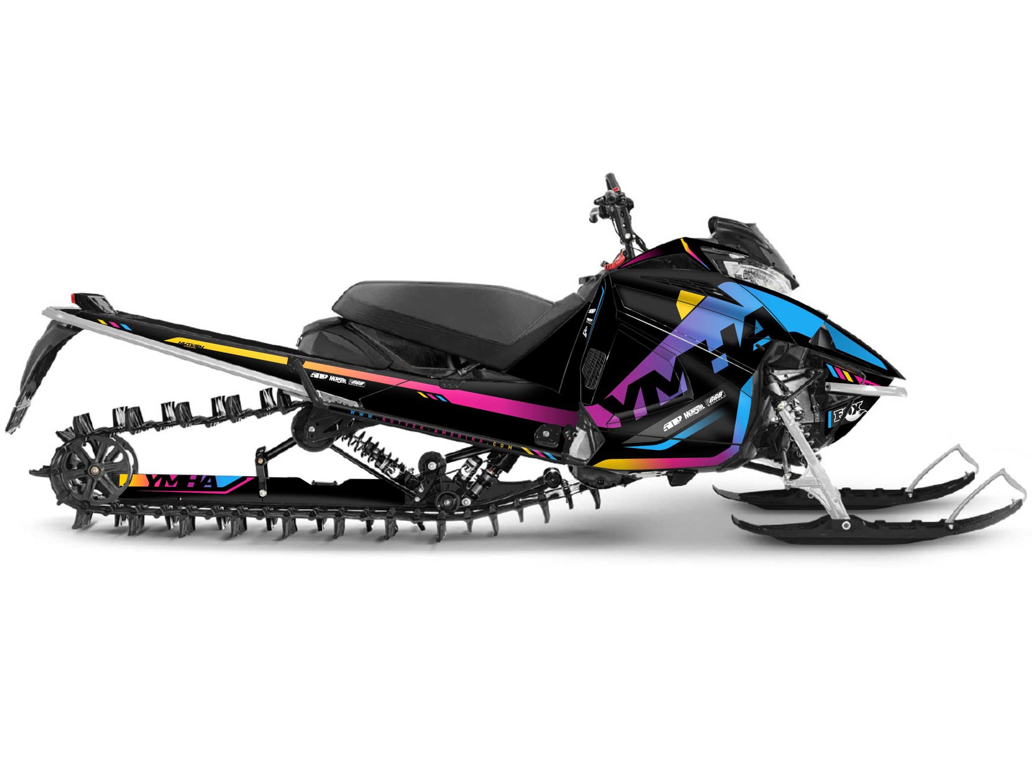 Kit graphique Motoneige YAMAHA APEX FADE Colors