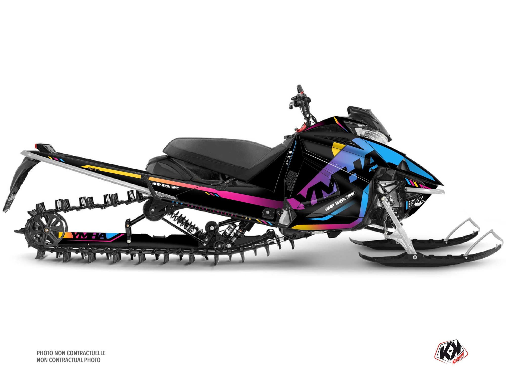kit déco motoneige yamaha sx venom mountain fade colors