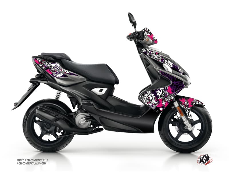 Kit graphique Scooter Fashion MBK Nitro Rose