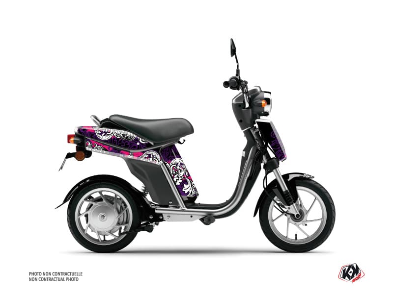 Scooter Fashion Yamaha Eco-3 Pink Graphic Kit