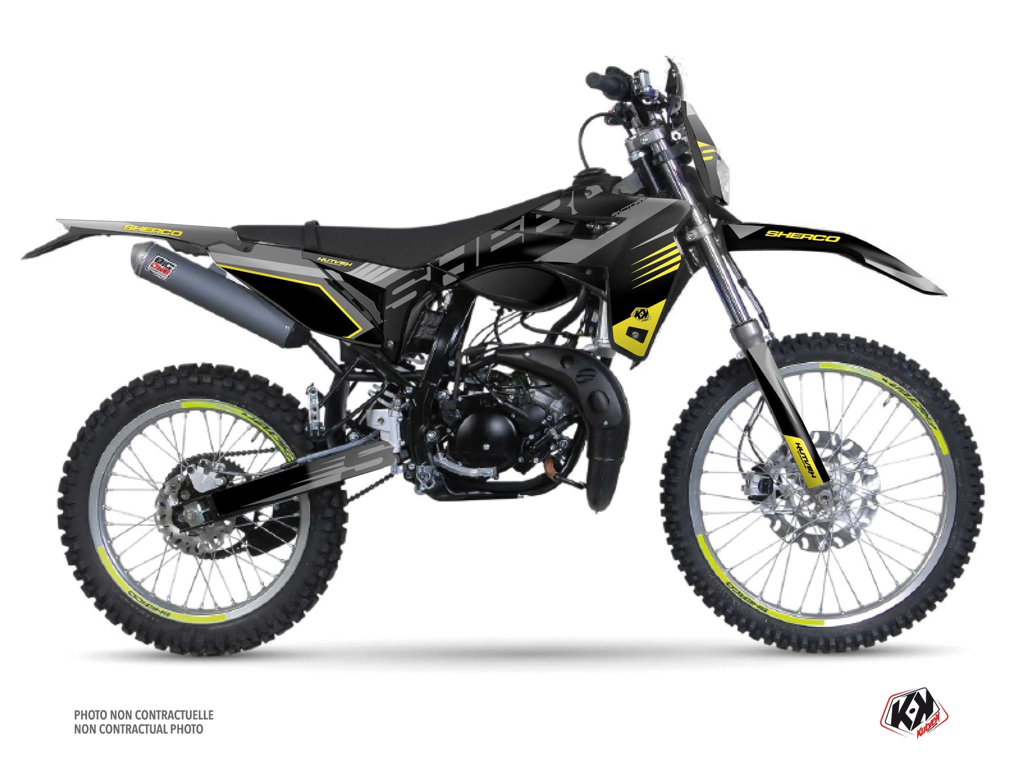 kit graphique 50cc fast sherco se 50 noir | Sherco | Kutvek