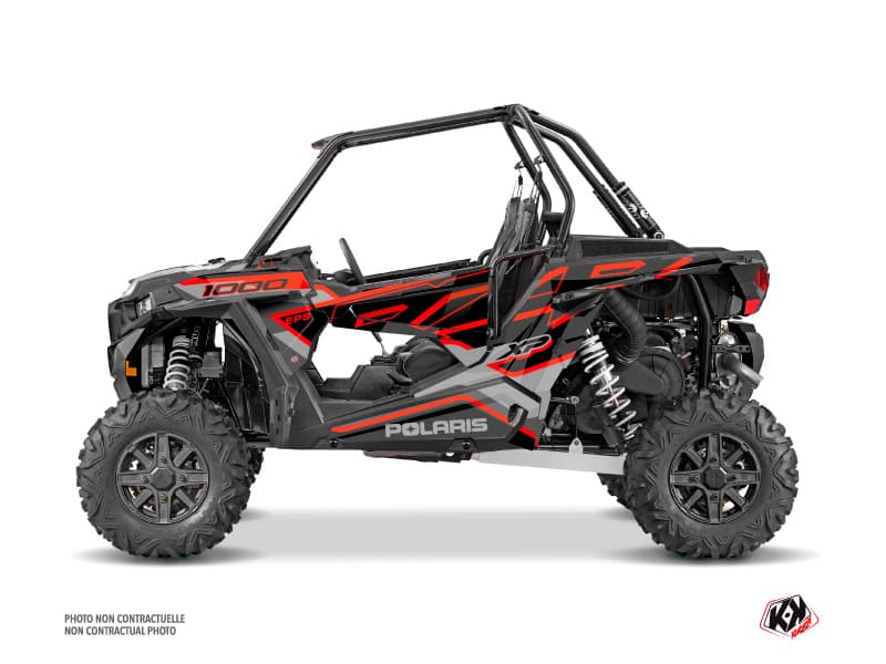 deko-set ssv polaris rzr xp 1000 faster schwarz-rot | Polaris | Kutvek