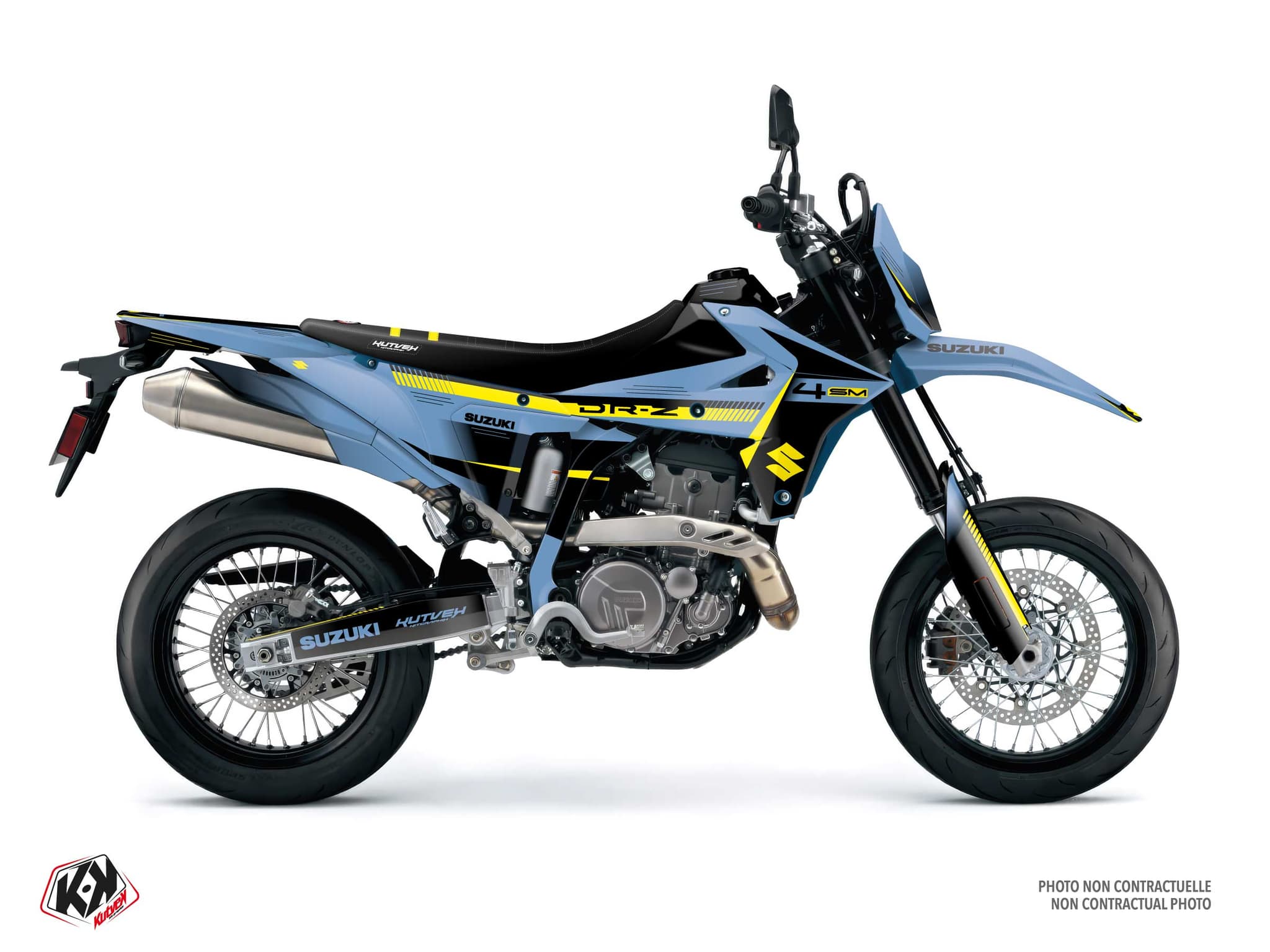 Kit graphique Moto SUZUKI DR-Z 4 SM FAULT Bleu