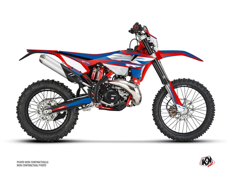 FIRENZE Dirt Bike Graphic Kit Beta RR 2T 300 Red Blue
