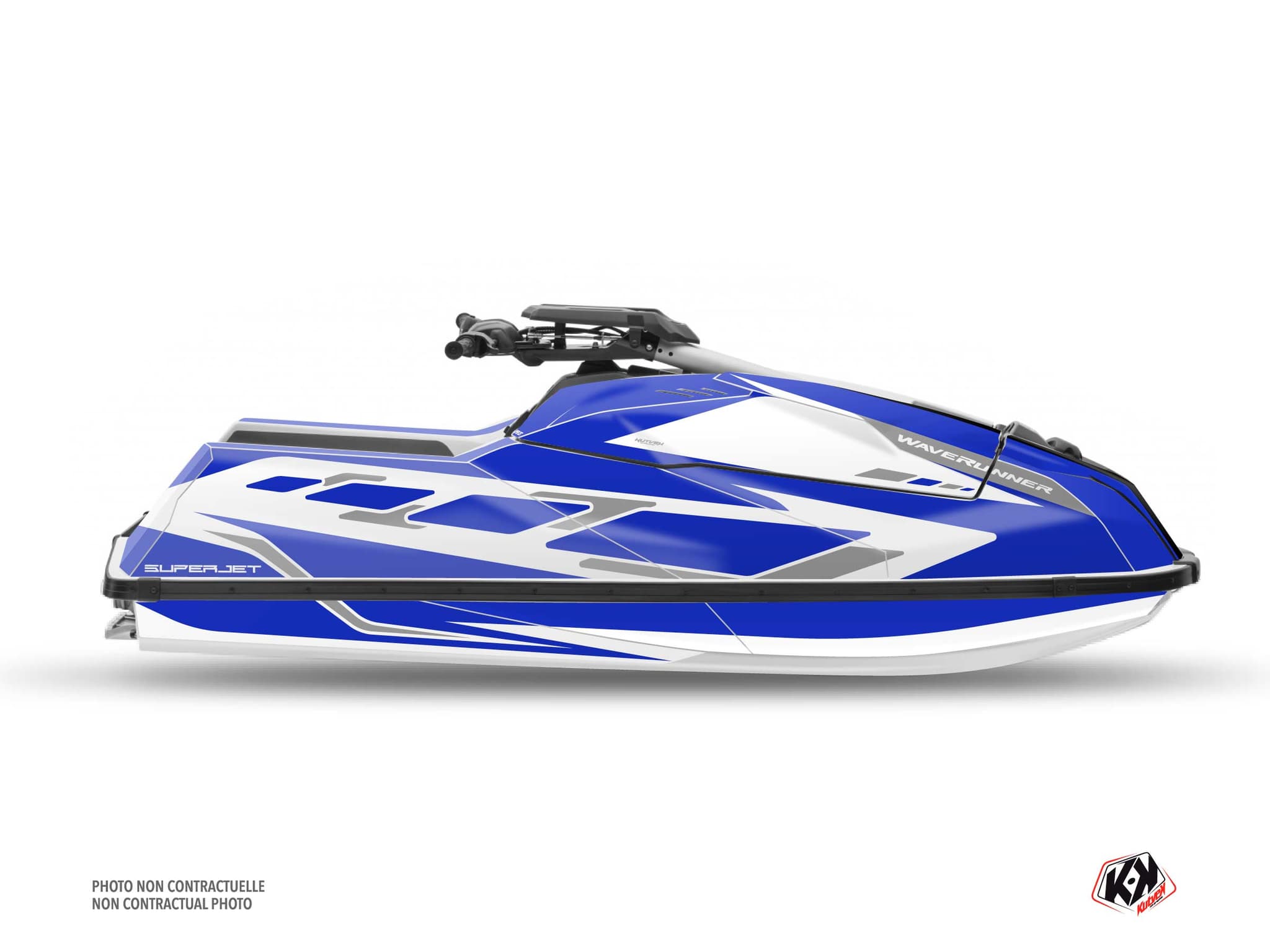 jet-ski yamaha superjet flagship blue graphic kit