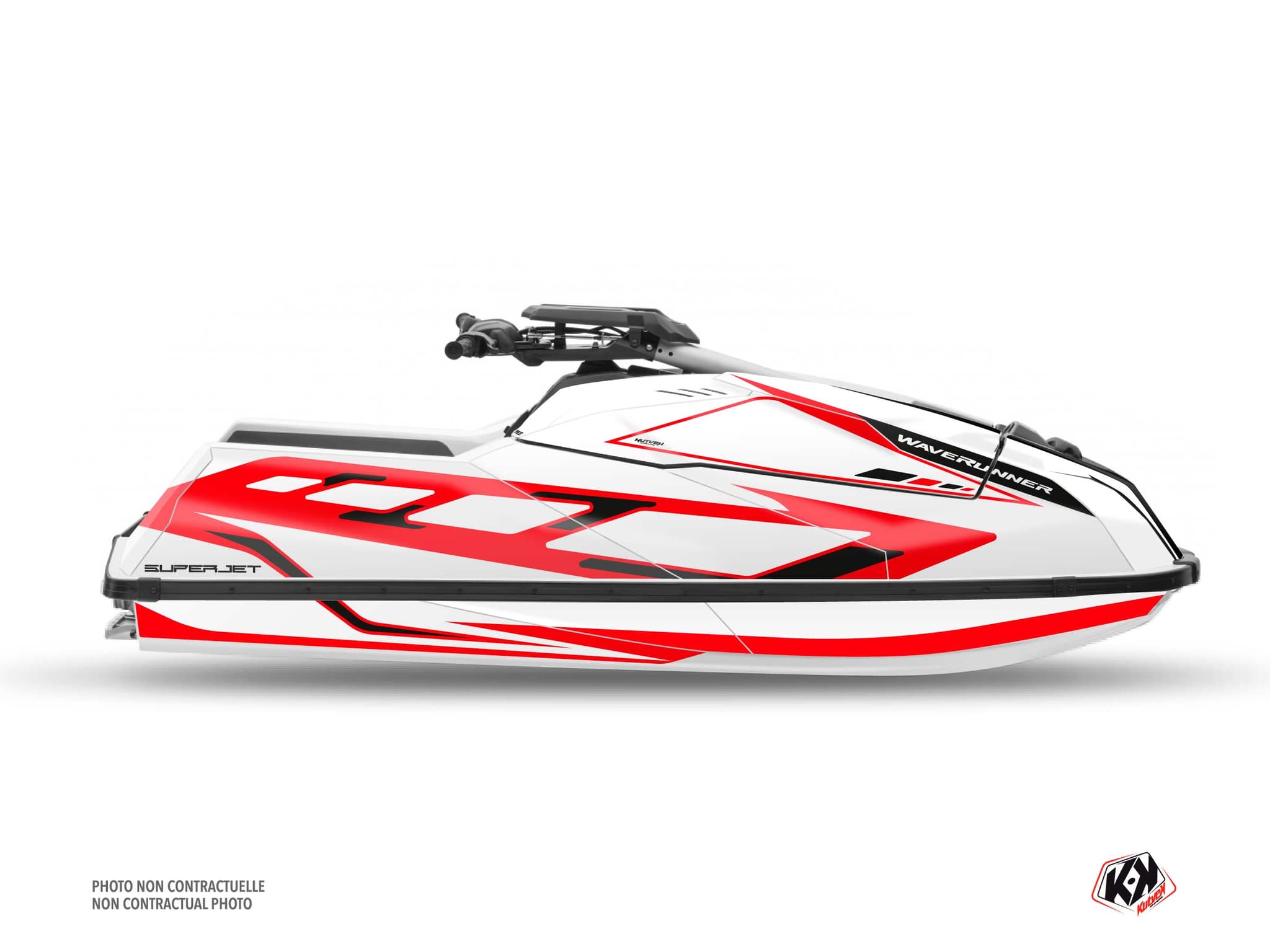 Graphic Kit Jet Ski Flagship Yamaha Superjet Red