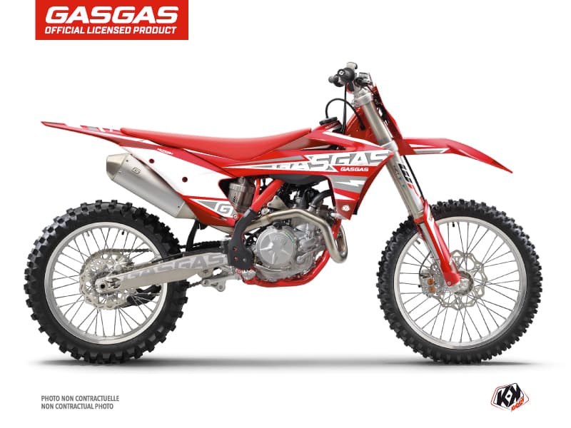 kit graphique motocross gasgas ex 300 flash rouge | GASGAS | Kutvek