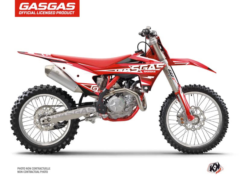 deko-set moto-cross flash gasgas exf 350 schwarz